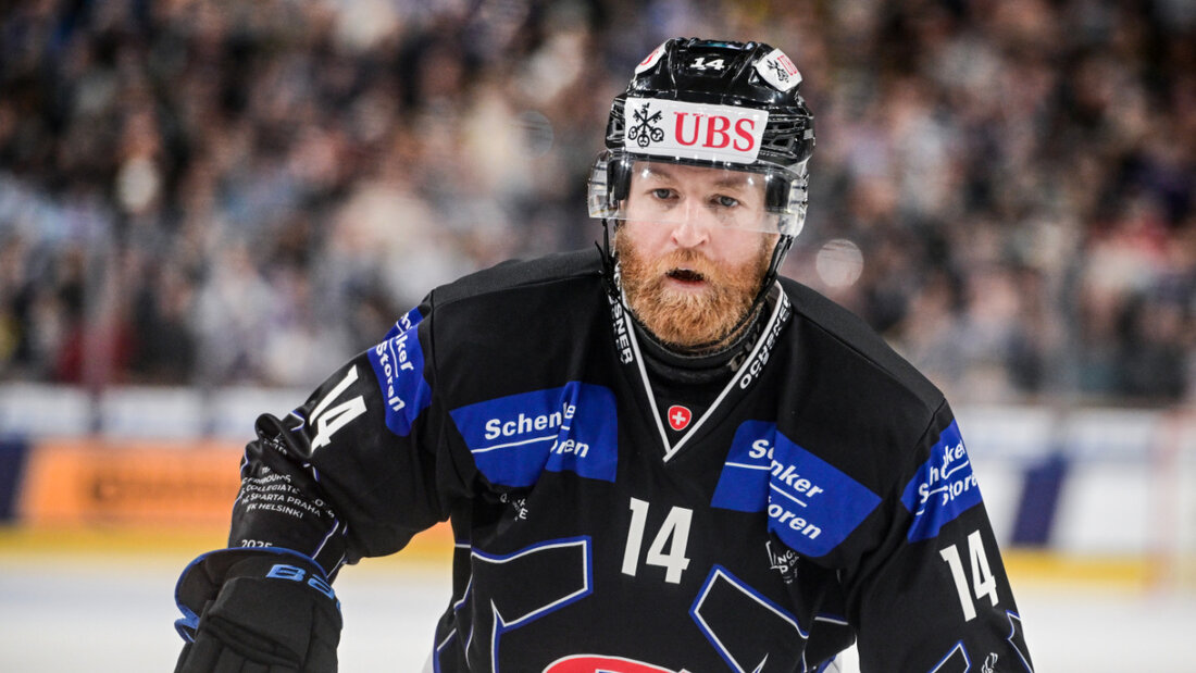 Daniel Ljunggren, der am Spengler Cup für Fribourg stürmte, schoss den HC Thurgau in den Playoff-Viertelfinals gegen Olten mit drei Goals zum ersten Sieg 20260301203250912.jpg
