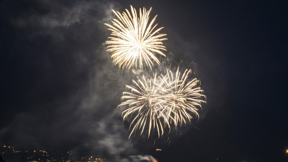 Auf dem Thunersee fand am Nationalfeiertag eines der wenigen Feuerwerke statt. 20260802075318034.jpg