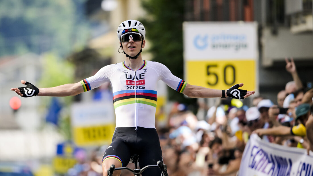 Tadej Pogacar triumphiert in Sondrio solo - mit mehr als zwei Minuten Vorsprung auf den ersten Verfolger 20260617183750950.jpg