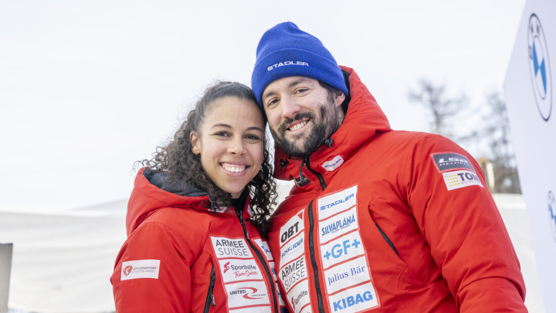 Seit einigen Jahren ein Paar: die schnellsten Schweizer Bobpiloten Melanie Hasler und Michael Vogt bei der WM 2023 in St. Moritz 20251107043104416.jpg