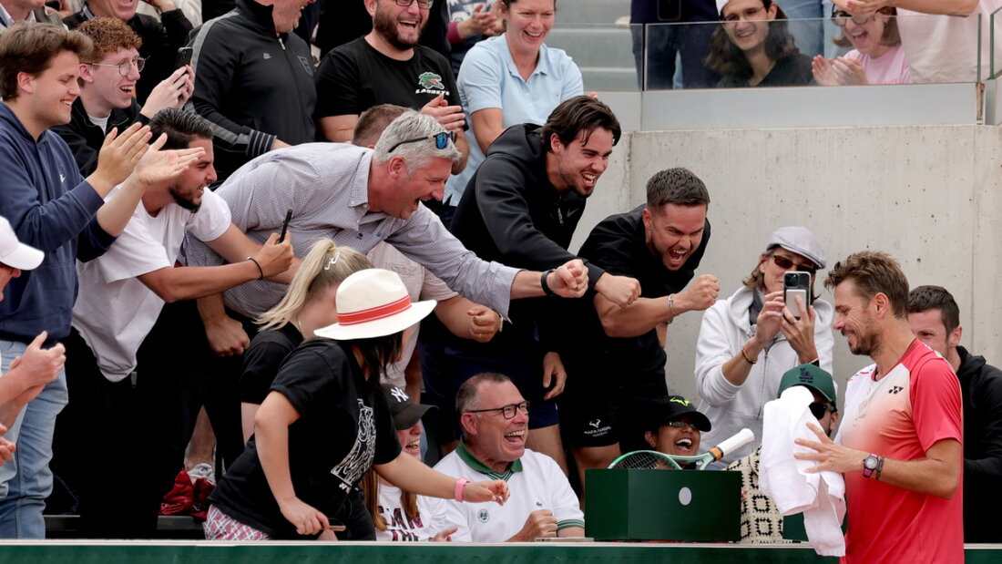 Obwohl er in drei Sätzen unterging - Stan Wawrinka wurde in Roland-Garros von den Fans grossartig unterstützt 20250526165413843.jpg