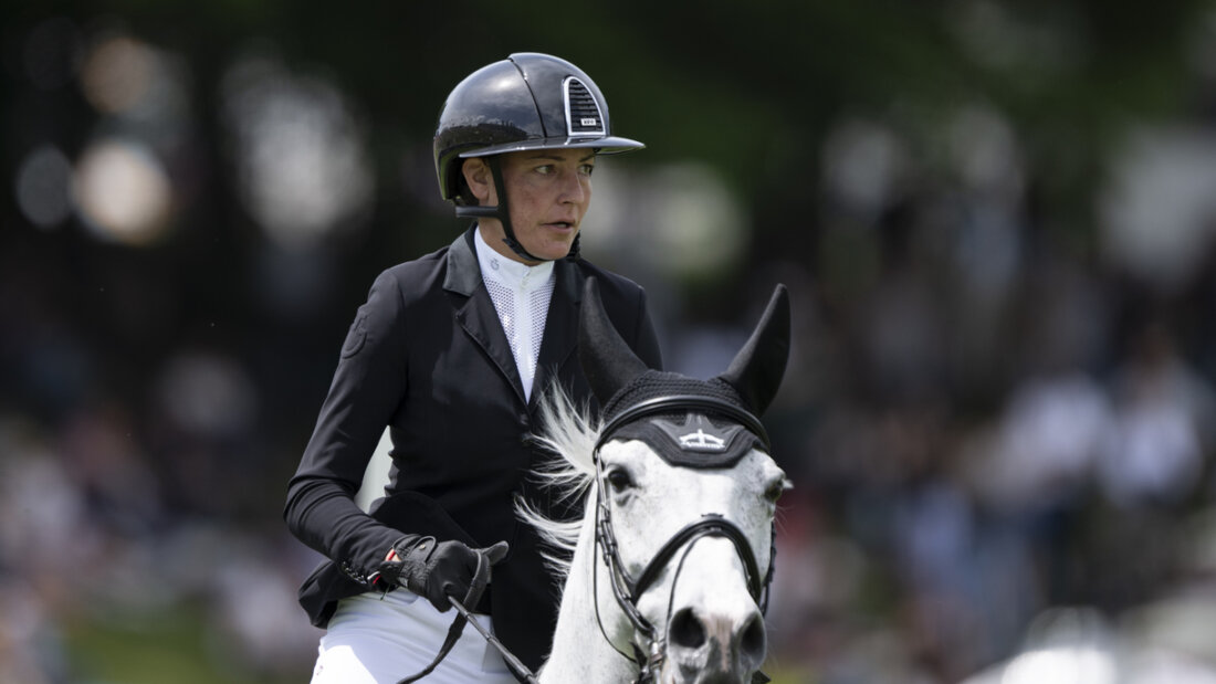 Nadja Peter Steiner verpasst den Sieg im Grand Prix des CSI New York knapp (Archivbild) 20250922071925879.jpg