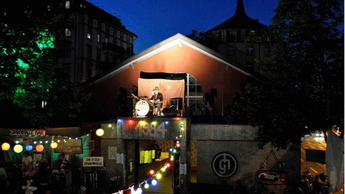 Die Grabenhalle in St. Gallen feiert ihr 40-Jahr-Jubiläum als Veranstaltungsort für Alternativkultur. (Archivbild) 20240828155644895.jpg