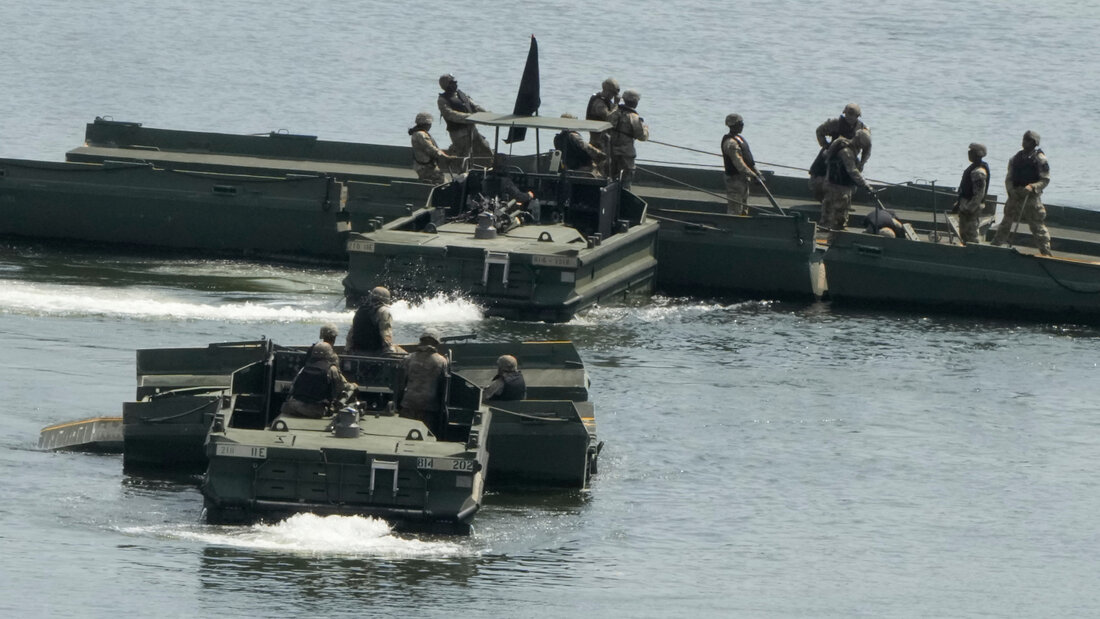 Soldaten der US-Armee nehmen an der Militärübung «Ulchi Freedom Shield» teil. Foto: Ahn Young-joon/AP/dpa 20260819032051766.jpg