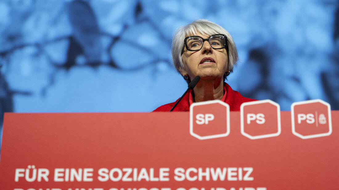 Bundesrätin Elisabeth Baume-Schneider hat die SP auf die bevorstehenden Eidgenössischen Wahlen eingestimmt. 20261018114206116.jpg