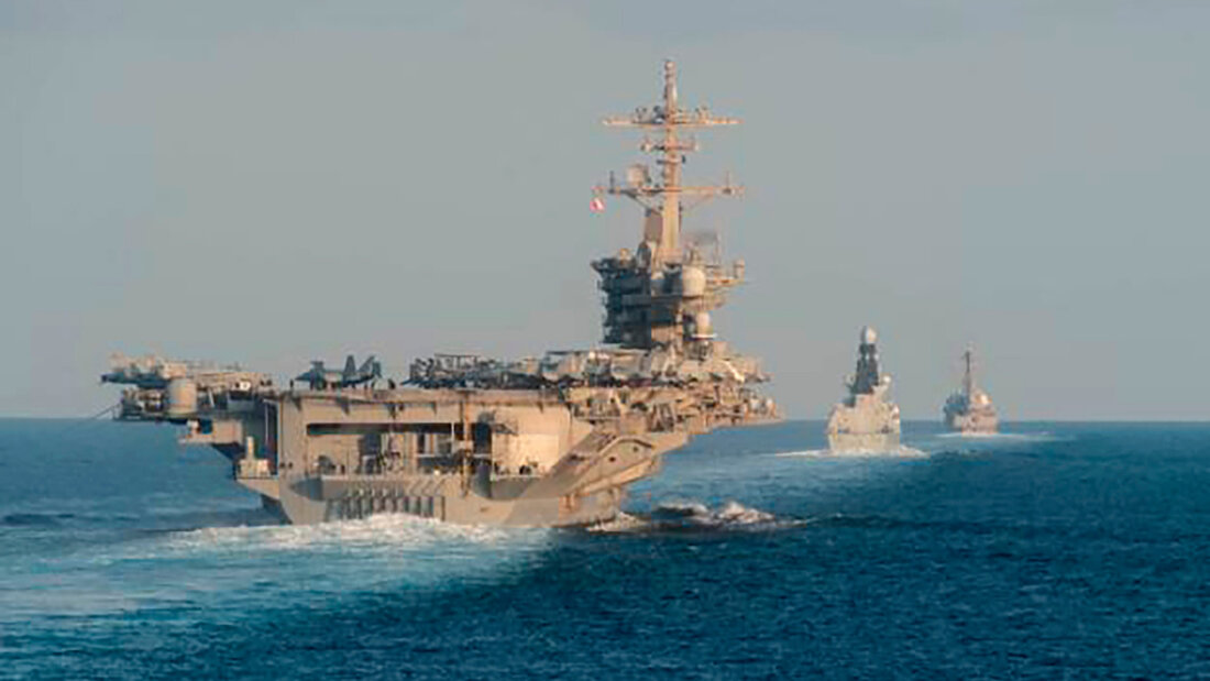 ARCHIV - Der US-Flugzeugträger «USS Abraham Lincoln». Foto: Zachary Pearson/U.S. Navy via AP/dpa/Archivbild - ACHTUNG: Nur zur redaktionellen Verwendung und nur mit vollständiger Nennung des vorstehenden Credits 20260813205029206.jpg