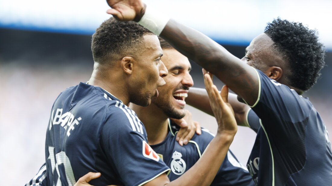 Kylian Mbappé, Dani Ceballos und Vinicius Junior feiern das 2:0 20250913183717645.jpg