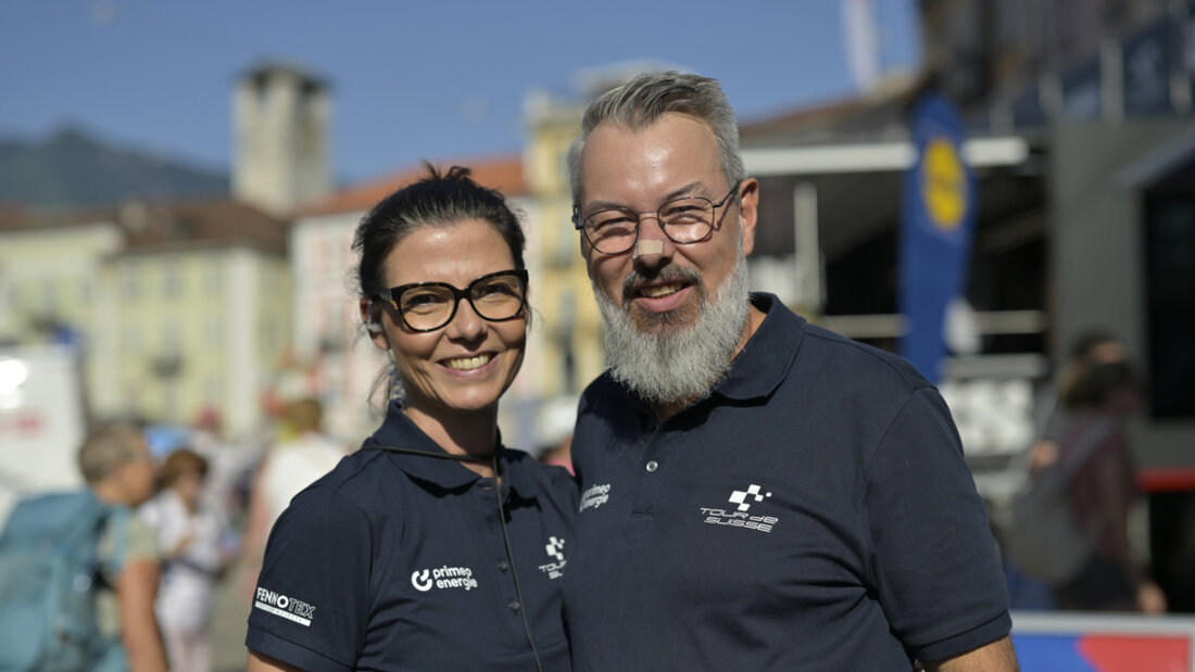 Gabriela Buchs, die Geschäftsführerin, und Olivier Senn, der Direktor der Tour de Suisse 20260621114641989.jpg