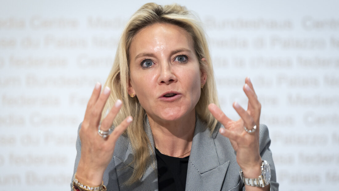 Die Genfer SVP-Nationalrätin und -Vizepräsidentin Céline Amaudruz will für den Bundesrat kandidieren. Das gab die 47-Jährige am Donnerstag in Genf vor den Medien bekannt. (Archivbild) 20261015100405298.jpg