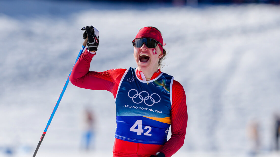An Olympia im Team-Sprint erfolgreich, im Weltcup im Einzel-Sprint auf dem Podest: Nadine Fähndrich 20260228172403969.jpg