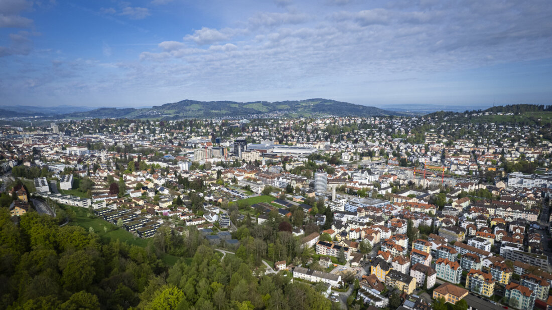 Die Stadtregierung schreibt das "St. Galler Fest" neu aus. Im Bild zu sehen ist die Stadt St. Gallen. (Archivbild) 20260617145203928.jpg