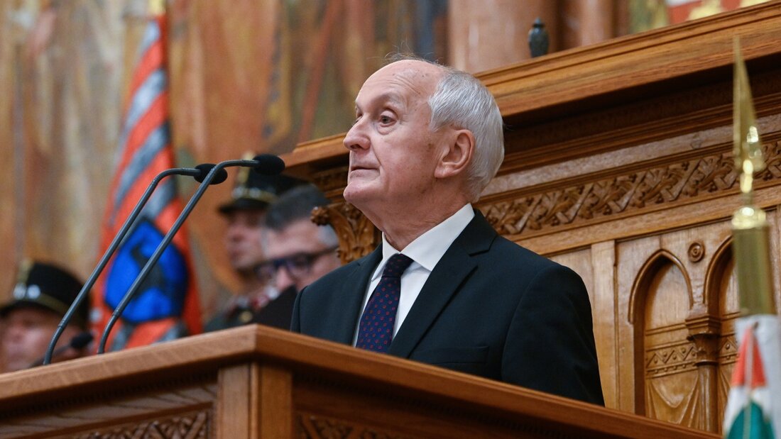 Der neue ungarische Präsident, Andras Baka. Foto: Szilard Koszticsak/MTI/AP/dpa 20260811171051859.jpg
