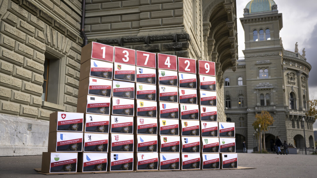 Der Nationalrat berät über einen indirekten Gegenvorschlag zur 2023 eingereichten Feuerwerk-Initiative. (Archivbild) 20251211103208198.jpg