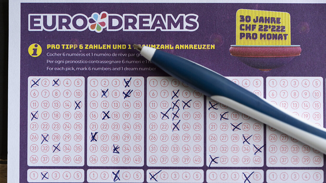 Die Eurodreams-Ziehung am Montag brachte einen glücklichen Gewinner oder eine glückliche Gewinnerin. (Symbolbild) 20250224212430648.jpg