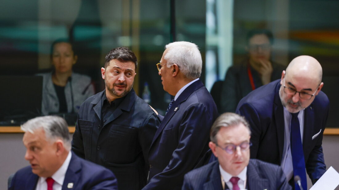 Die EU-Spitzenpolitikerinnen und -politiker diskutieren am Donnerstag über die Nutzung eingefrorener russischer Zentralbankgelder, um die Ukraine zu unterstützen. 20251218175034596.jpg