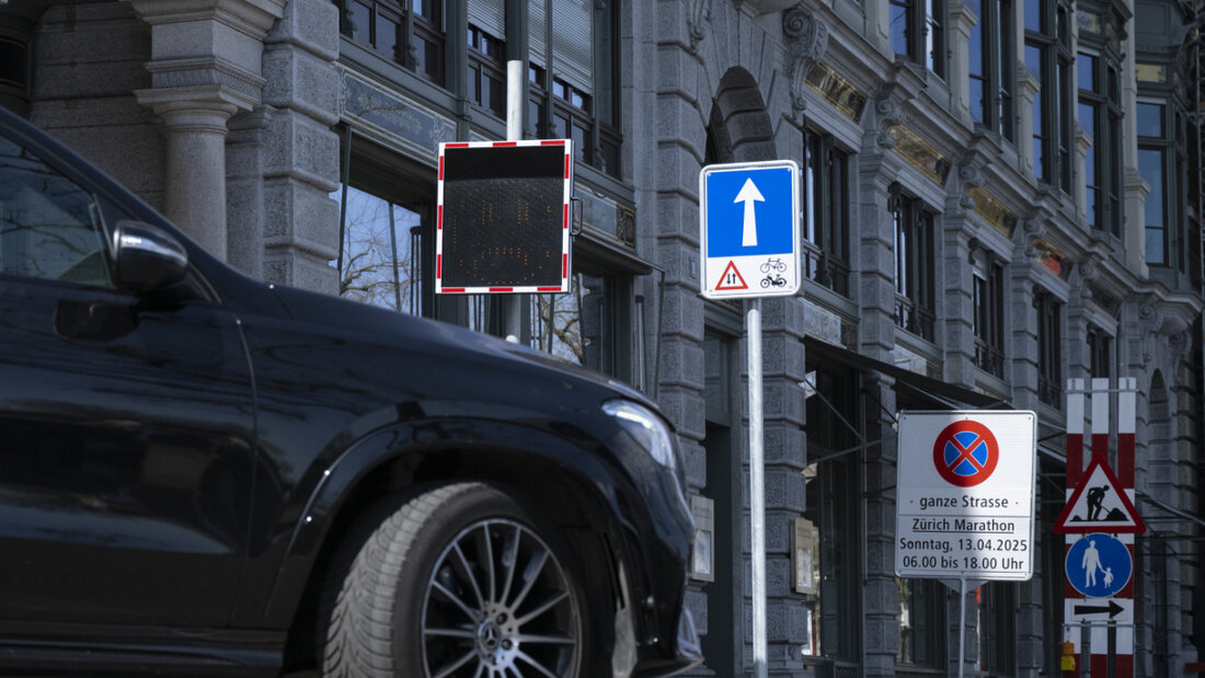 Die Lärmdisplays sollen Verkehrsteilnehmende auf ihre Geräuschemissionen aufmerksam machen. (Archivbild) 20251212114201883.jpg