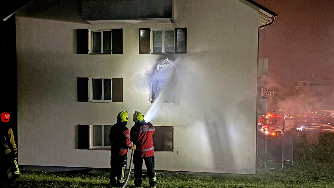 Die Polizei geht von Brandstiftung aus. Nun laufen weitere Ermittlungen. 20260914125909916.jpg