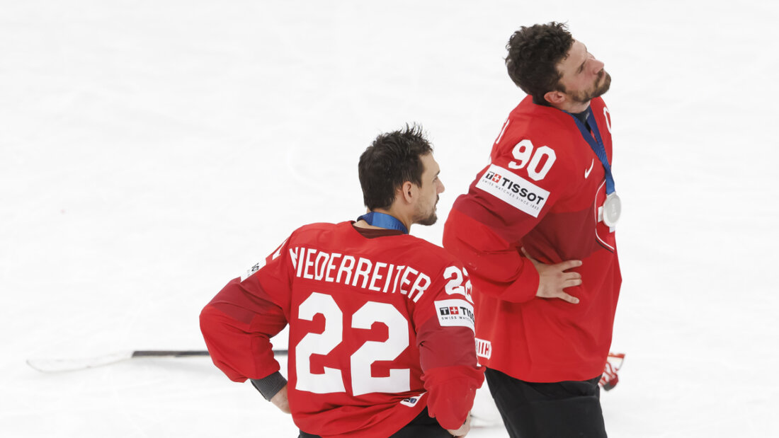 Nino Niederreiter und Roman Josi taten sich schwer, Worte für die Enttäuschung zu finden 20260601001015761.jpg