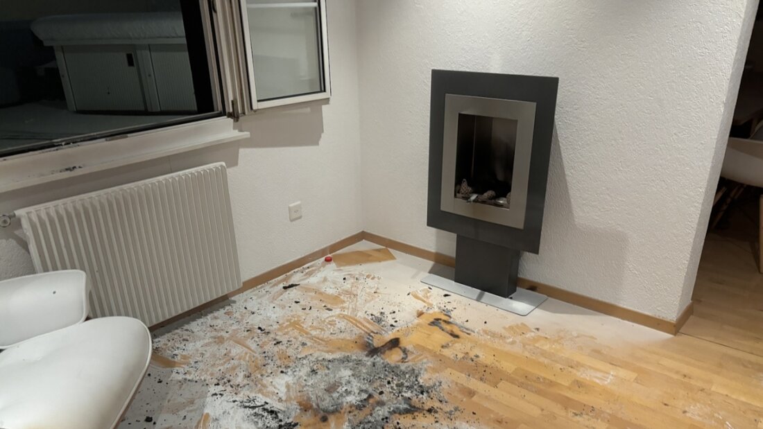 Die Polizei ermittelt, weshalb das Feuer ausser Kontrolle geriet. 20260218131156150.jpg