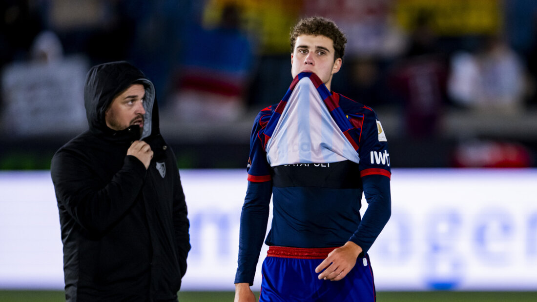 Die Enttäuschung steht Xherdan Shaqiri und Andrej Bacanin nach dem 1:5 ins Gesicht geschrieben 20251026184237331.jpg