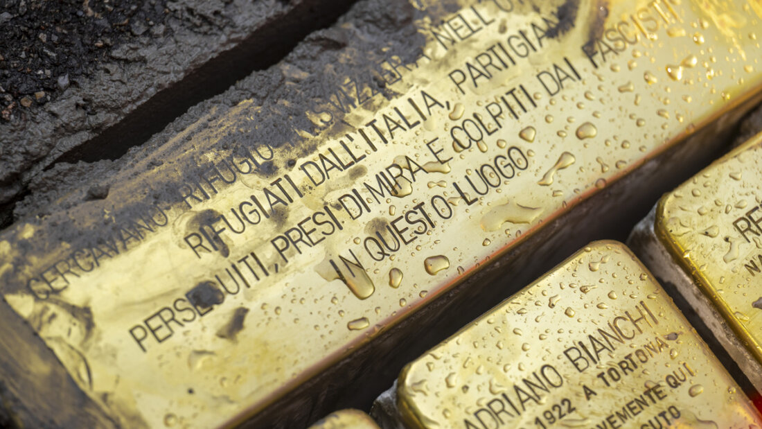 Geehrt wurden die Widerstandskämpfer Federico Marescotti, Renzo Coen und Adriano Bianchi. 20250812144441572.jpg