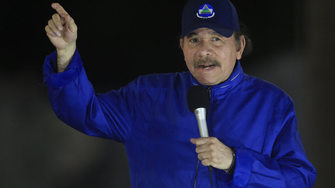 ARCHIV - Nicaraguas autoritär regierender Präsident Daniel Ortega. Foto: Alfredo Zuniga/AP/dpa/Archivbild 20260720184003396.jpg