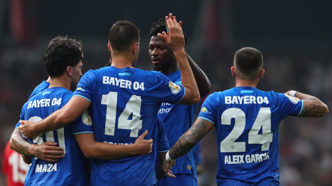 Patrik Schick (14) schoss das erste Tor von Leverkusen 20250815203948371.jpg