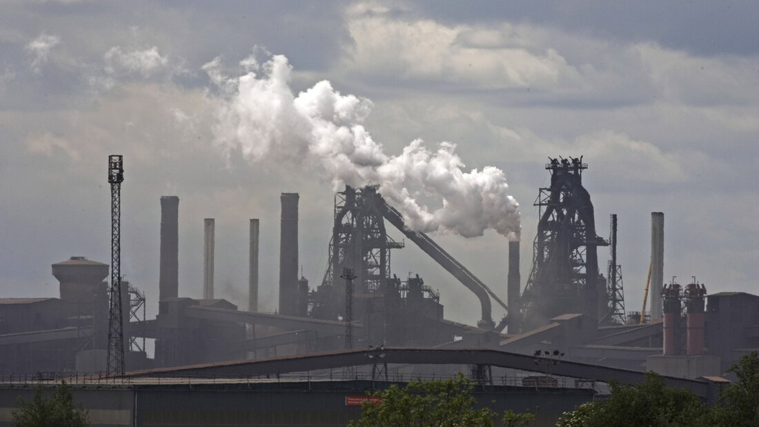 British Steel hat zuletzt hohe Verluste geschireben - im Beild das Werk in Scunthorpe. (Archivbild) 20260716111647692.jpg