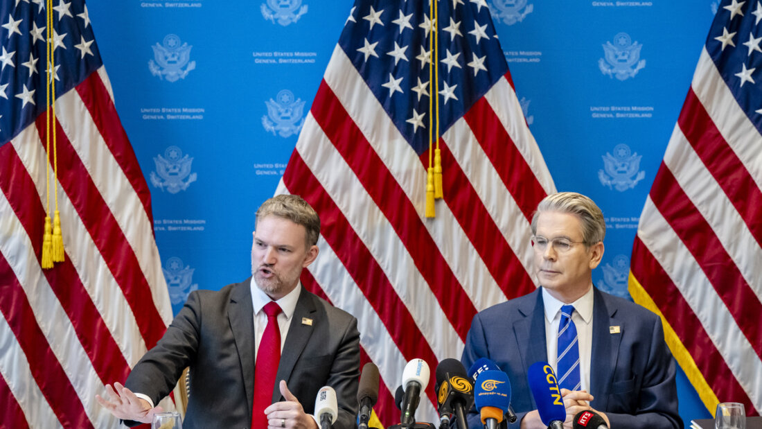 Im Handelsstreit wollen die USA und China ihre gegenseitigen Zölle deutlich senken. 20250512100124006.jpg