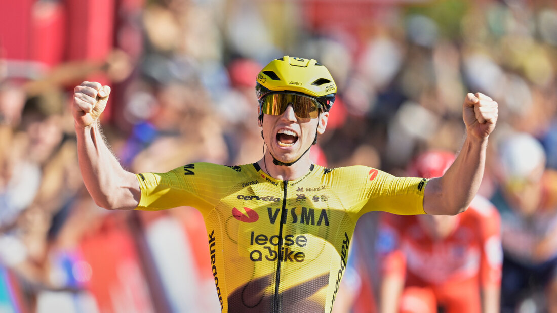 Sprintspezialist Matthew Brennan wurde in der 11. Vuelta-Etappe seine Favoritenrolle gerecht 20260902173400406.jpg