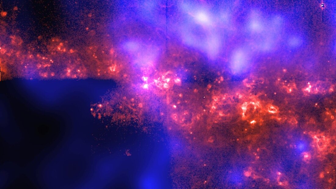 Dieses Archivbild der NASA zeigt die Spiralgalaxie NGC 4631 - solche Aufnahmen helfen Forschenden, die Entwicklung von Galaxien wie der Milchstrasse besser zu verstehen. 20250420052218647.jpg