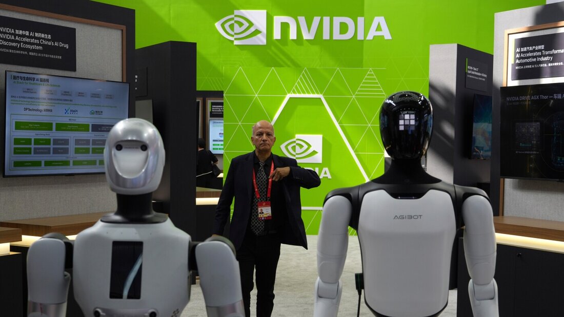 Hunderte Milliarden Dollar fliessen in den Ausbau von Rechenzentren für Künstliche Intelligenz. Der Chipriese Nvidia, der davon profitiert, holt die Wall Street ins Boot, um noch mehr Geld zu heben. (Archivbild) 20260811002038450.jpg