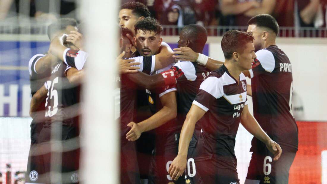 Die Luganesi kämpfen sich gegen Besiktas Istanbul in Thun nach einem Zweitore-Rückstand zurück 20240822223104298.jpg