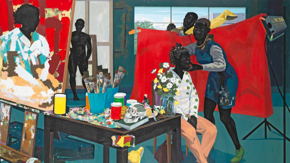 Das Werk "Untitled (Studio)" von Kerry James Marshall, zu sehen 2026 im Kunsthaus Zürich. 20260102093018244.jpg
