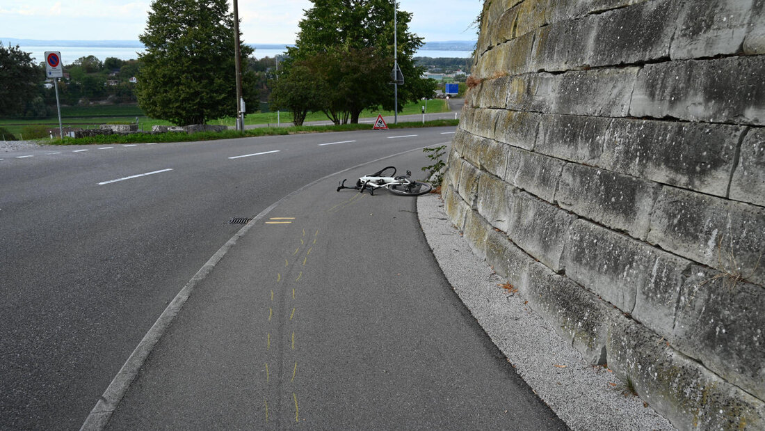 Der Unfall ereignete sich auf einem Trottoir in Staad SG. 20260904124241464.jpg