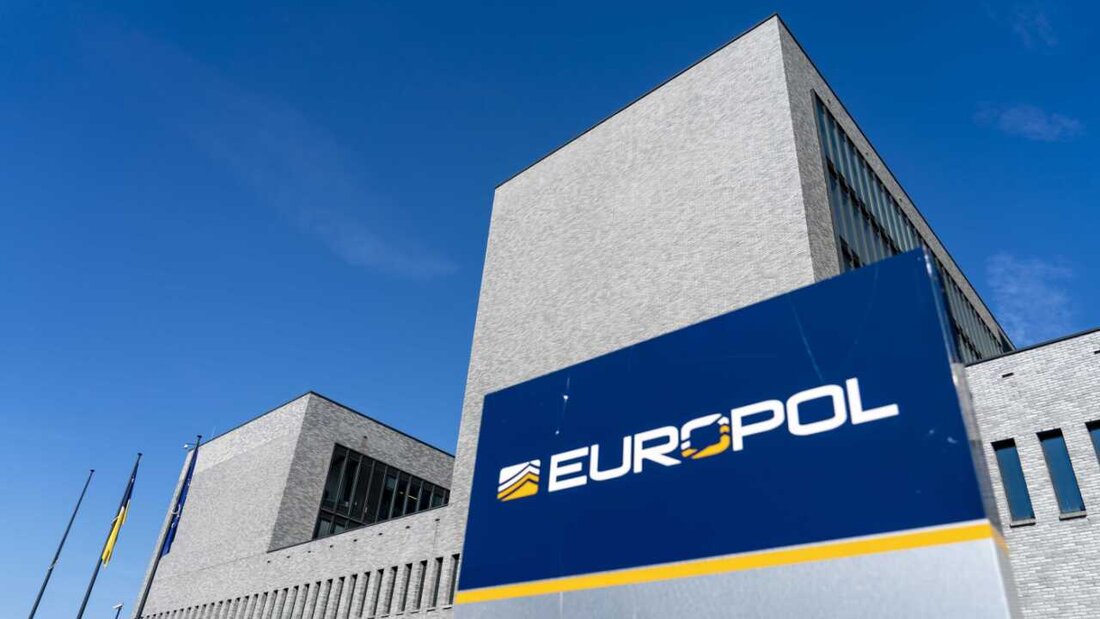ARCHIV - Blick auf das Gebäude der EU-Polizeibehörde Europol in Den Haag. Foto: Jerry Lampen/anp/dpa 20260626103322577.jpg