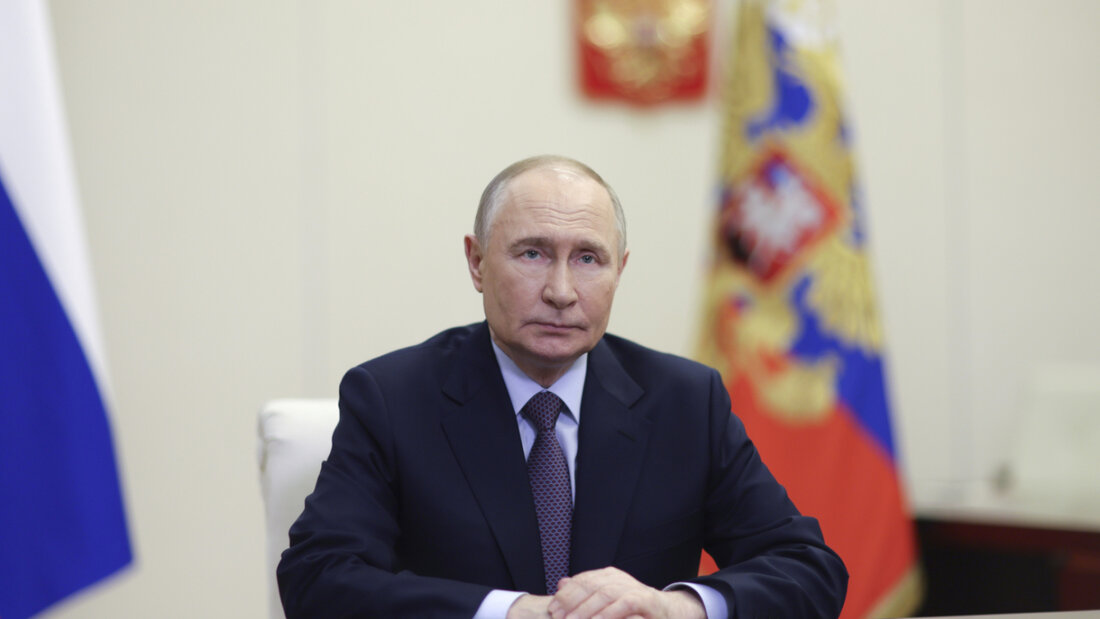 Der russische Präsident Wladimir Putin. Foto: Gavriil Grigorov/Pool Sputnik Kremlin/AP/dpa 20250611121138360.jpg