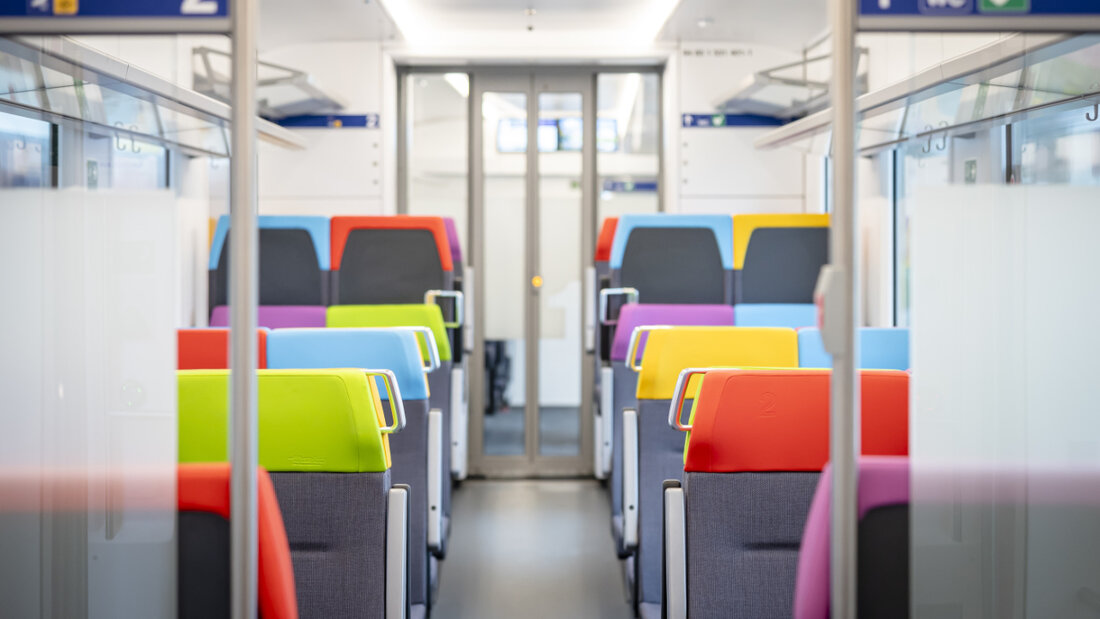 Der Einsatz des "Flirt Evo"-Zuges des Ostschweizer Transportunternehmens Thurbo wird derzeit auf der Linie Wil - Wattwil unter realen Bedingungen getestet. (Archivbild) 20260601124500415.jpg