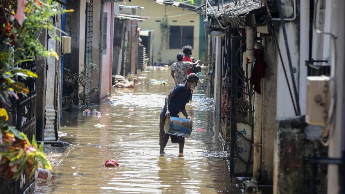 Die verheerenden Erdrutsche und Überschwemmungen nach starken Regenfällen in Sri Lanka haben mehrere hundert Menschenleben gekostet. (Archivbild) 20251204162532417.jpg