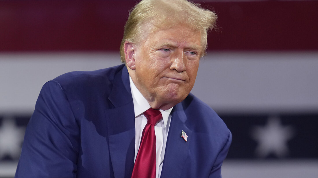 Der republikanische Präsidentschaftskandidat und ehemalige US-Präsident Donald Trump. Foto: Paul Sancya/AP/dpa 20240918111128516.jpg