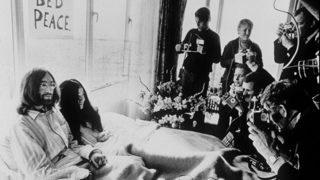 Das berühmte Amsterdam Hilton Hotel schliesst für längere Zeit für eine umfassende Renovierung. Hier fand 1969 das legendäre "Bed-in" von Beatle John Lennon und seiner Frau Yoko Ono statt. (Archivbild) 20251122092838028.jpg