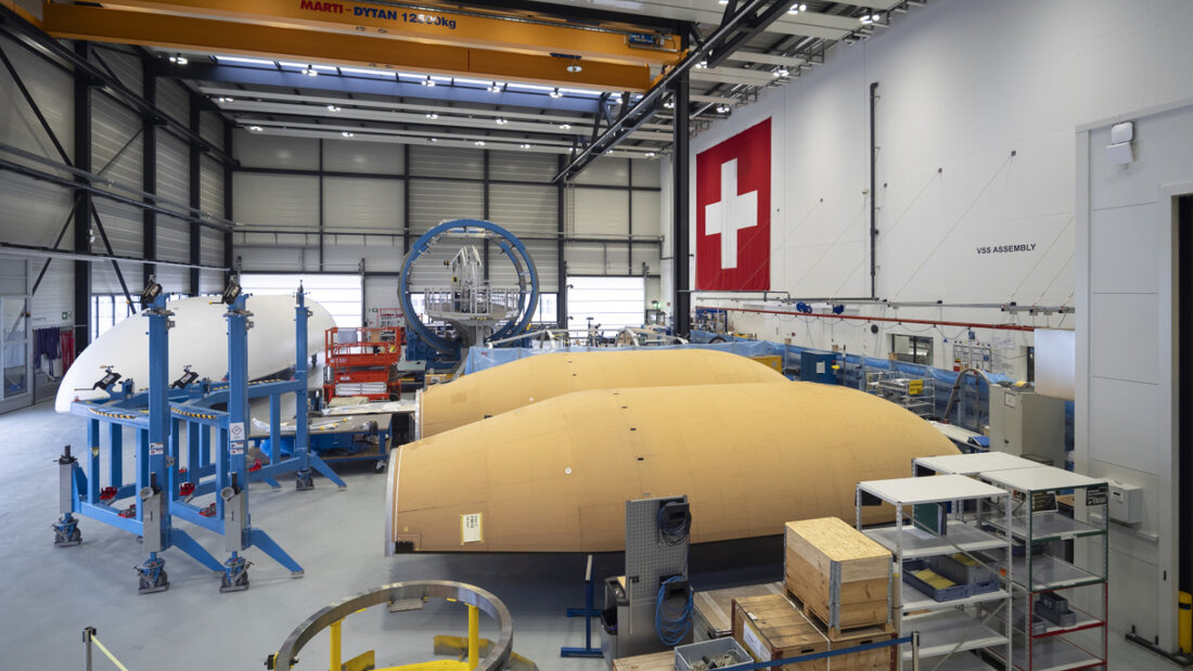 Der Schwerpunkt von Ruag International liegt bei der Raumfahrt - im Bild Nutzlastverkleidungen zum Schutz von Satelliten. (Archivbild) 20260324124120332.jpg