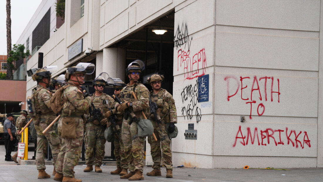 Die Nationalgarde wird oft bei Naturkatastrophen und seltener bei Unruhen eingesetzt. (Archivbild) 20250716041848451.jpg