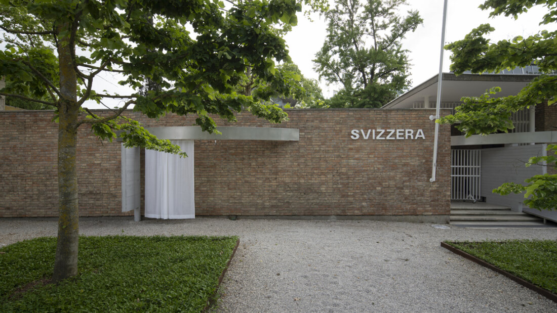 Der Schweizer Pavillon in den Gärten der Kunst-Biennale in Venedig. (Archivbild) 20260122120720042.jpg