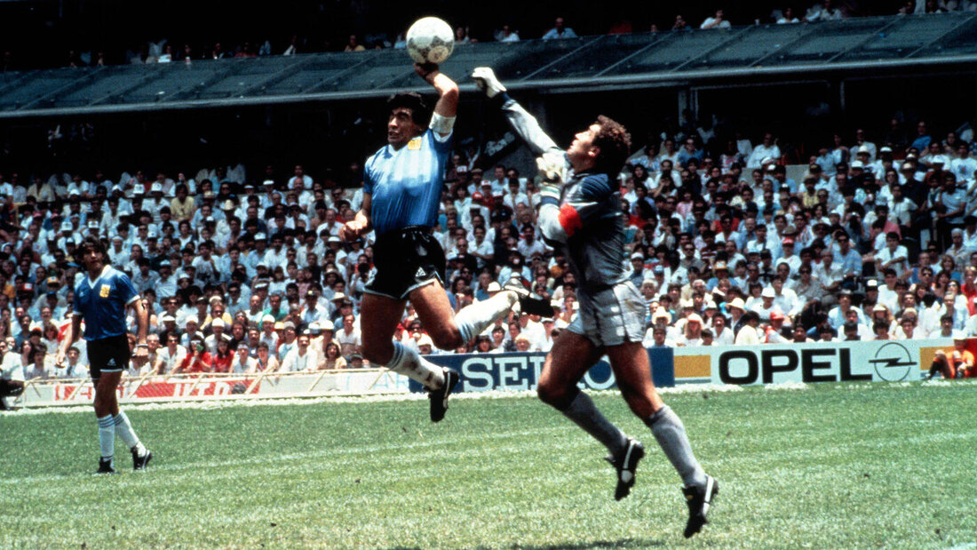 Diego Maradonas Hand Gottes im WM-Viertelfinal 1986 gegen England 20260715051535748.jpg