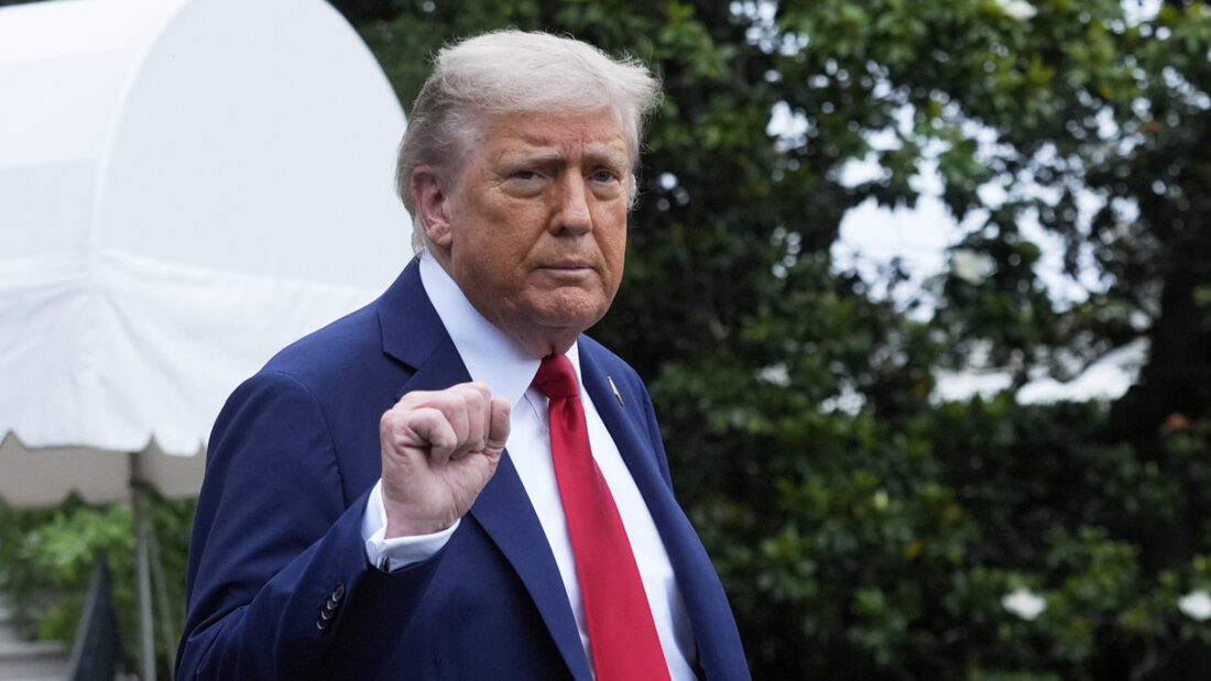 Sollte US-Präsident Donald Trump das am "Liberation Day" angekündigte Zollpaket umsetzen, ist für die Schweiz laut der KOF mit einer kurzen Rezession zu rechnen. 20250616102039172.jpg