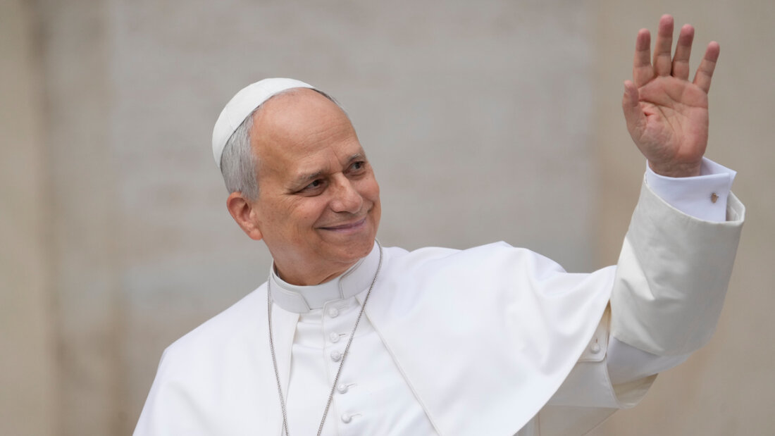 ARCHIV - Papst Leo XIV. Foto: Gregorio Borgia/AP/dpa/Archivbild 20260516125930097.jpg