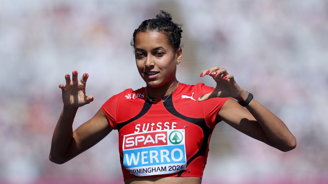 Muss die Krallen noch nicht wirklich ausfahren: Audrey Werro gewinnt ihren Vorlauf über 800 m locker 20260811135208809.jpg