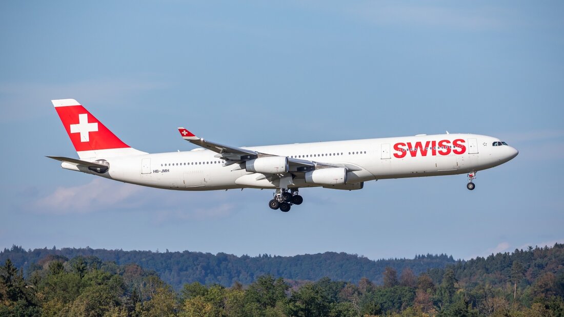 Als letztes vierstrahliges Flugzeug markiert der A340 das Ende einer Ära bei der Swiss. 20260908104311462.jpg