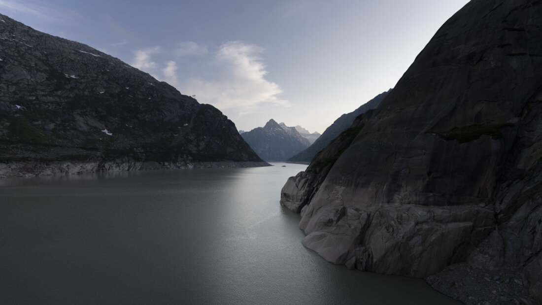 Im Berner Oberland tobt ein Streit um den Wasserkraft-Ausbau: Im Bild der Stausee der Staumauer Spitallamm der Kraftwerke Oberhasli (KWO). (Archivbild) 20260222090046389.jpg